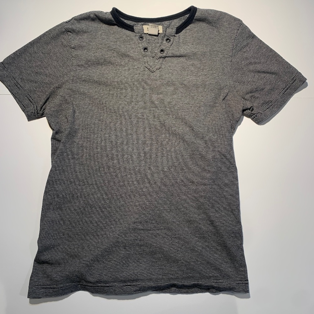 Kenneth Cole Striped Short Sleeve
